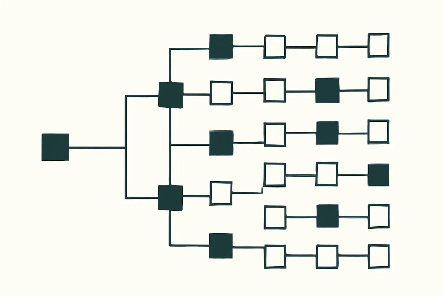 Abstract crawl and index-coverage diagram.